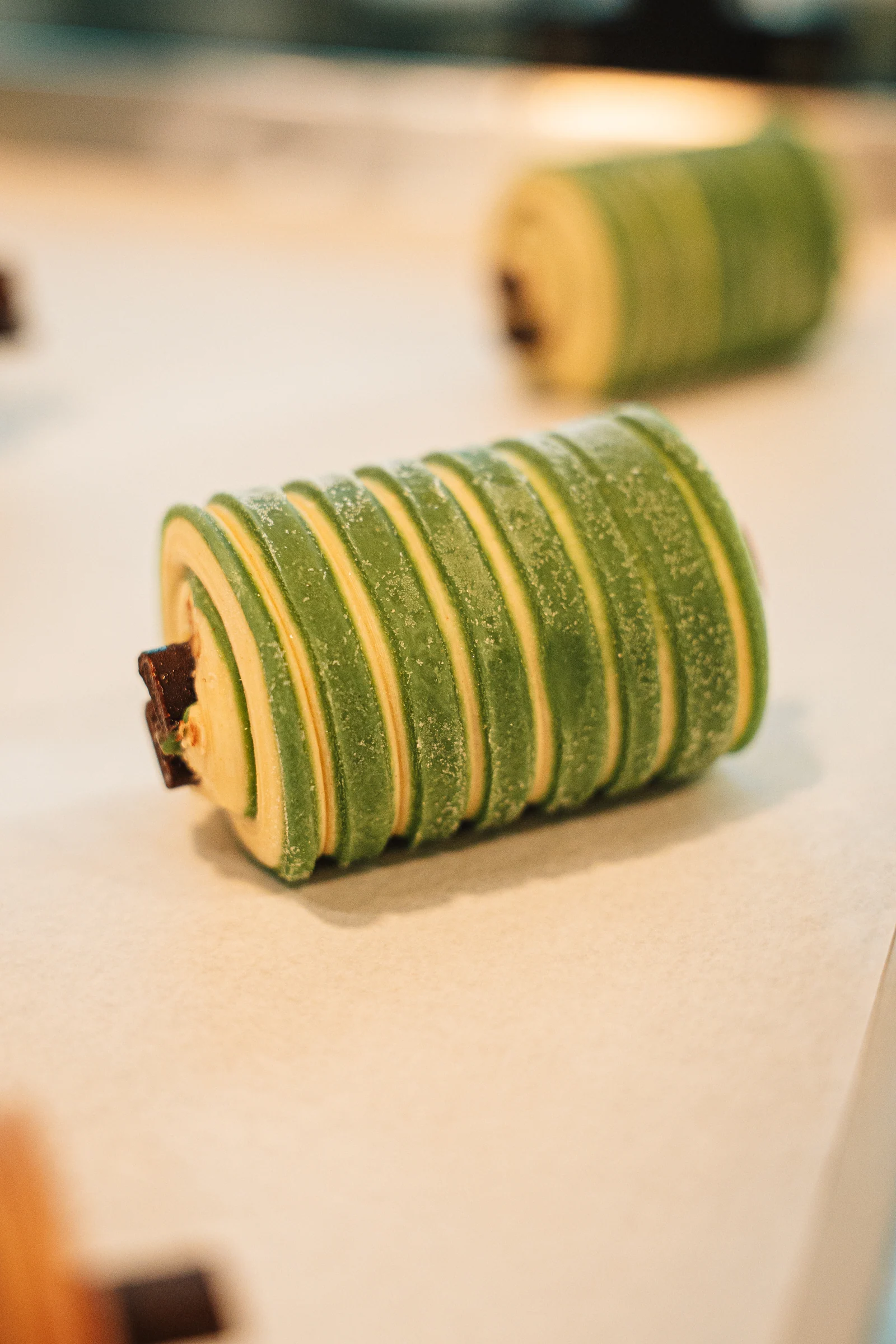 Cornetto grande al pistacchio para catering — Pistacchio, Miami