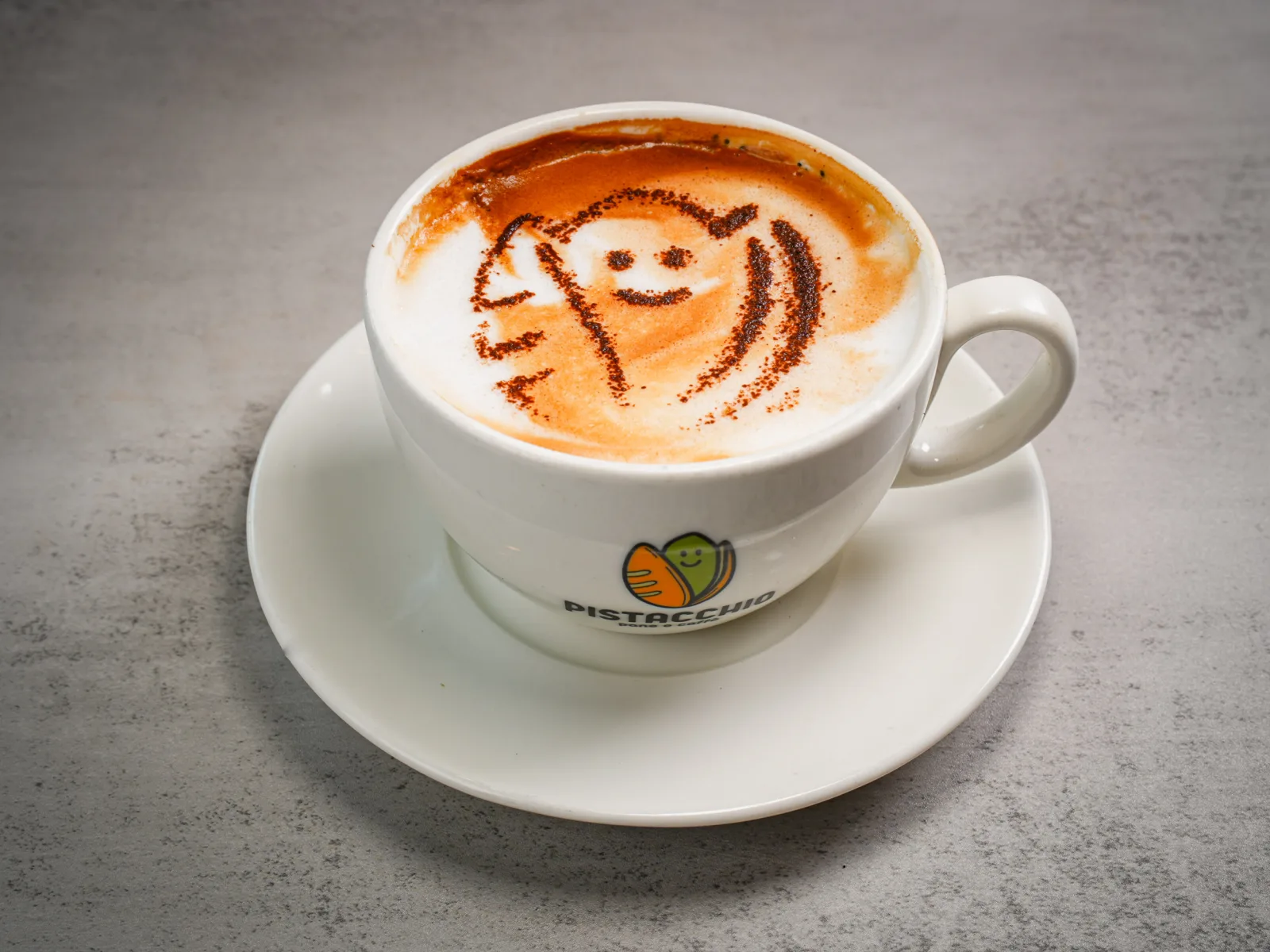 Cappuccino al pistacchio