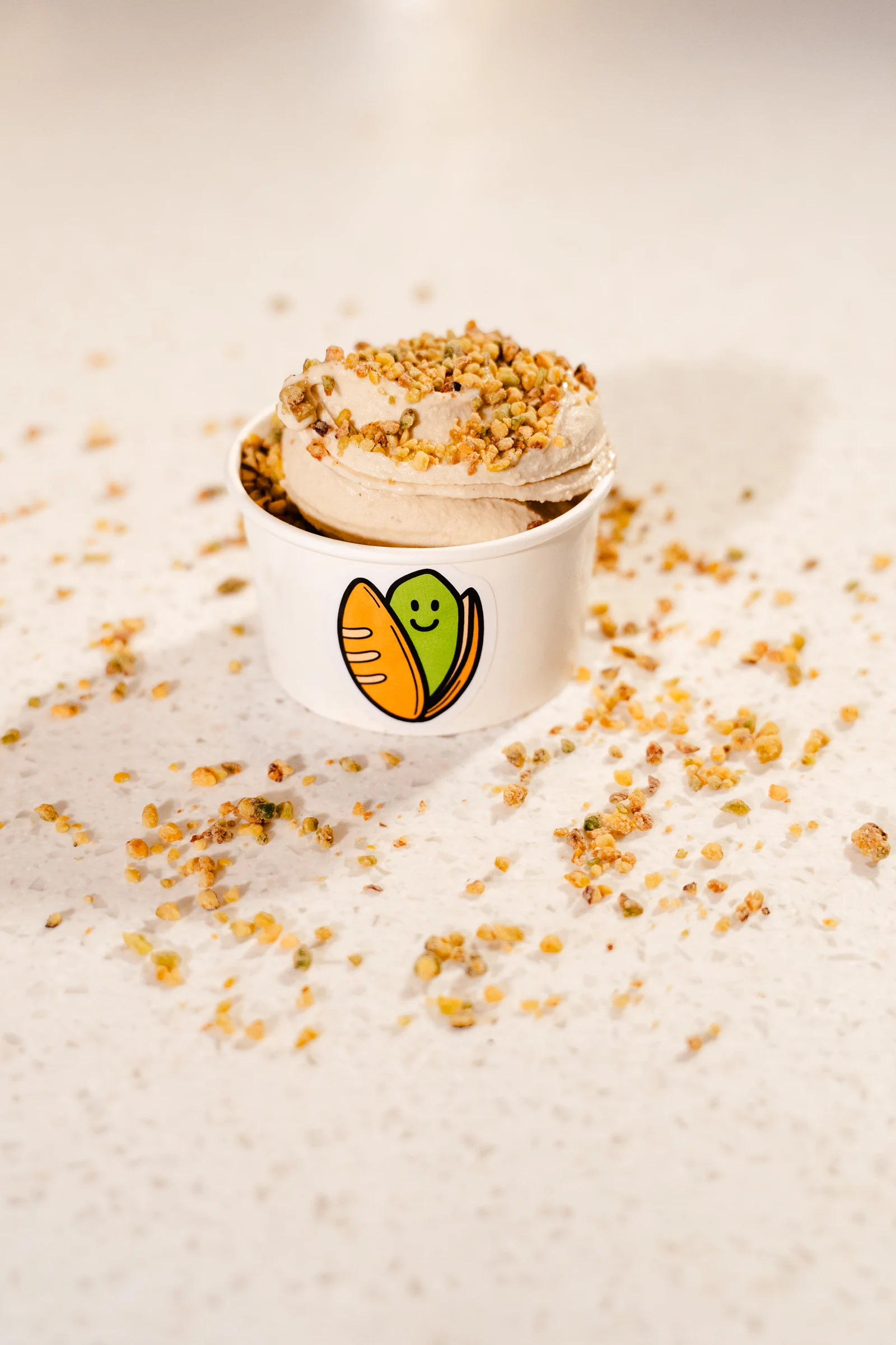 Gelato Cup — Pistacchio Pane e Caffè, Edgewater Miami