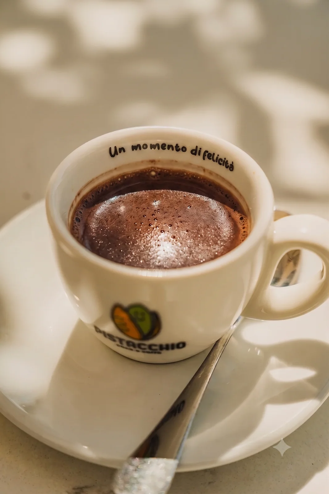 Hot Chocolate — Pistacchio Pane e Caffè, Edgewater Miami