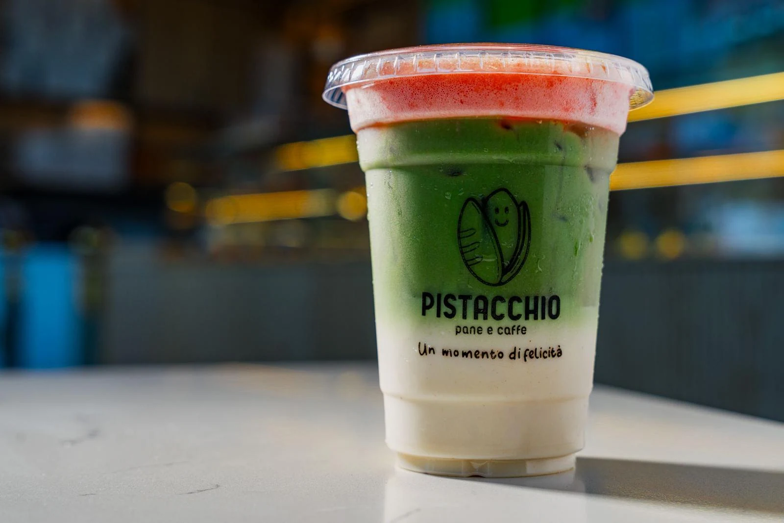 Matcha Strawberry — Pistacchio Pane e Caffè, Edgewater Miami